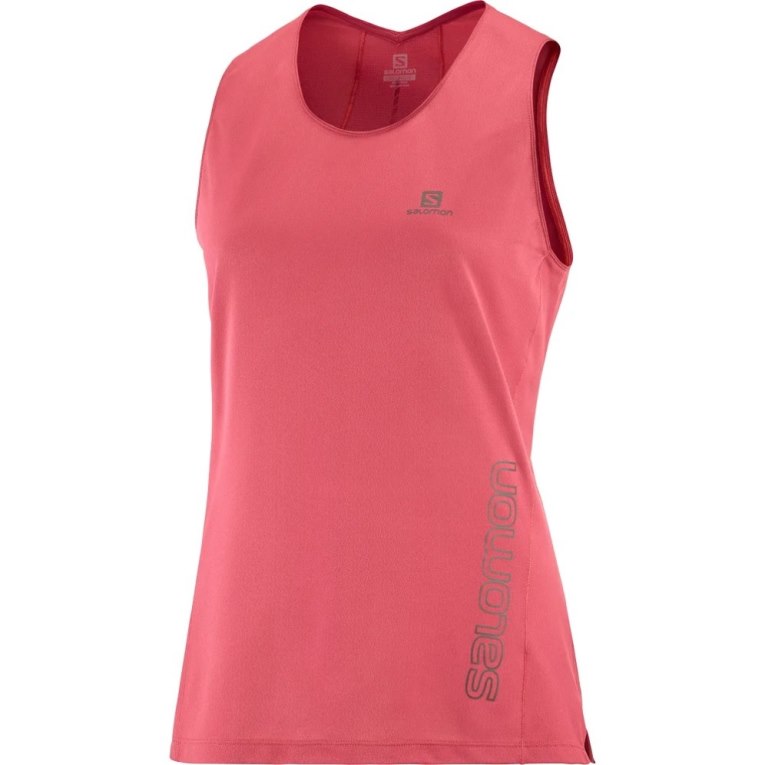 Tank Top Salomon Sense Aero Mujer Rosas | MX QLBA432